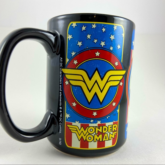 Batman Coffee Mug 2016 ZAK Designs DC Characters The Flash Superman Wonderwoman - Picture 4 of 10